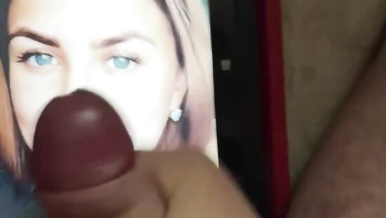 Cum on photo 2